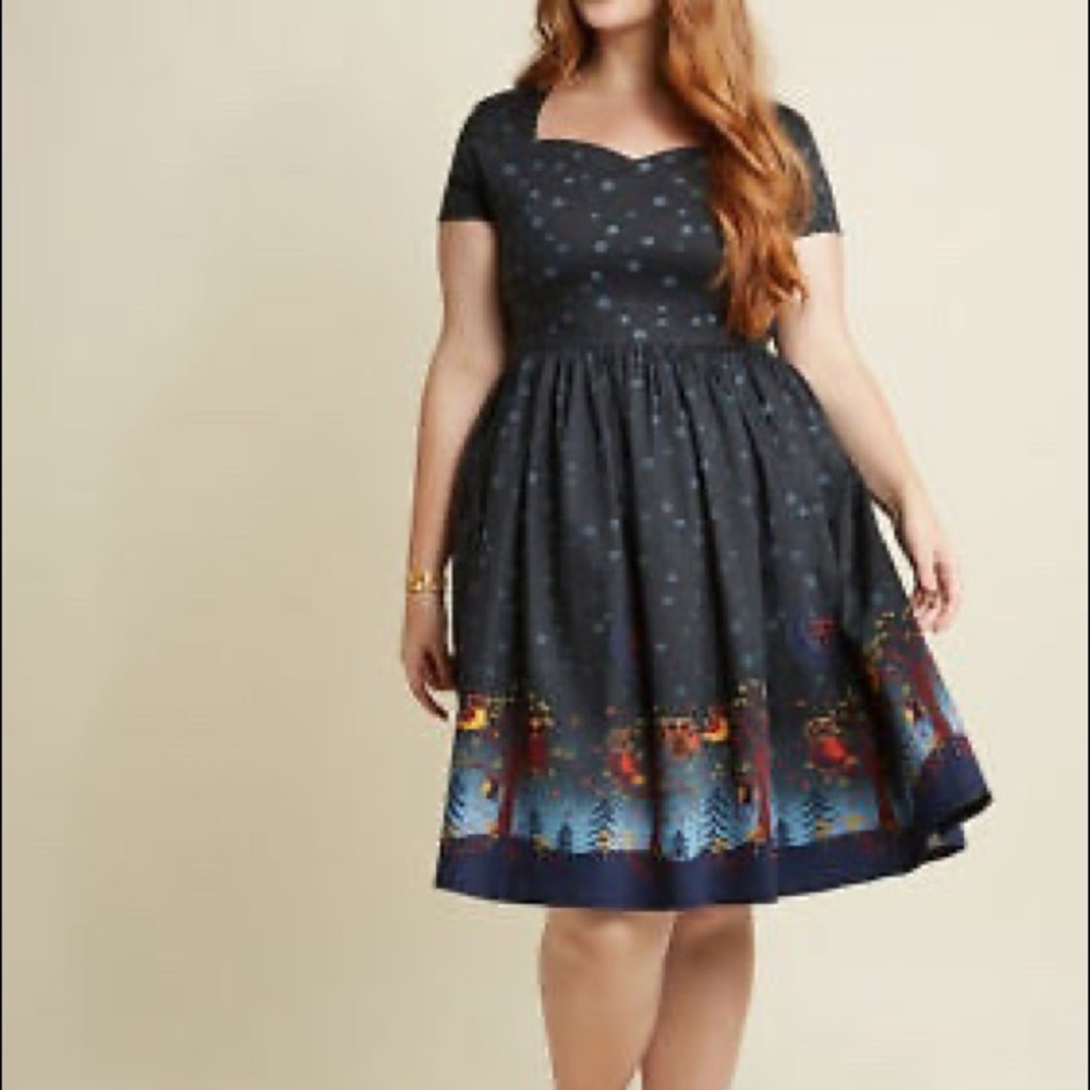 Banned Apparel Rockabilly Owl Dress - Picture 2 of 8